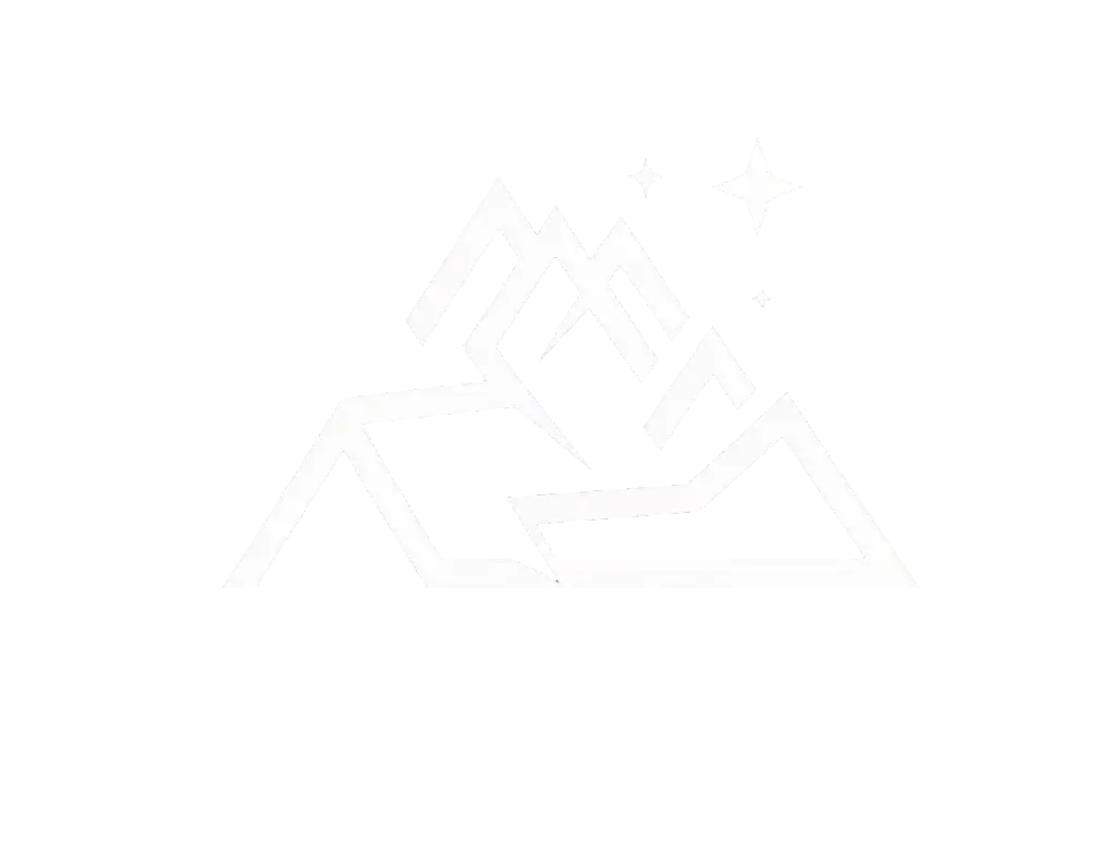 Logo Top Of The Com représenté par une montagne et étoile au sommet. Partenaire communication des food-trucks et création sites web restaurants
