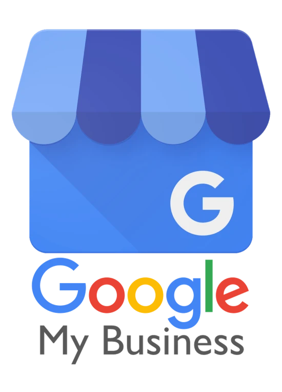 Logo de Google My Business, service pour créer sa fiche d'entreprise et optimiser son référencement local.